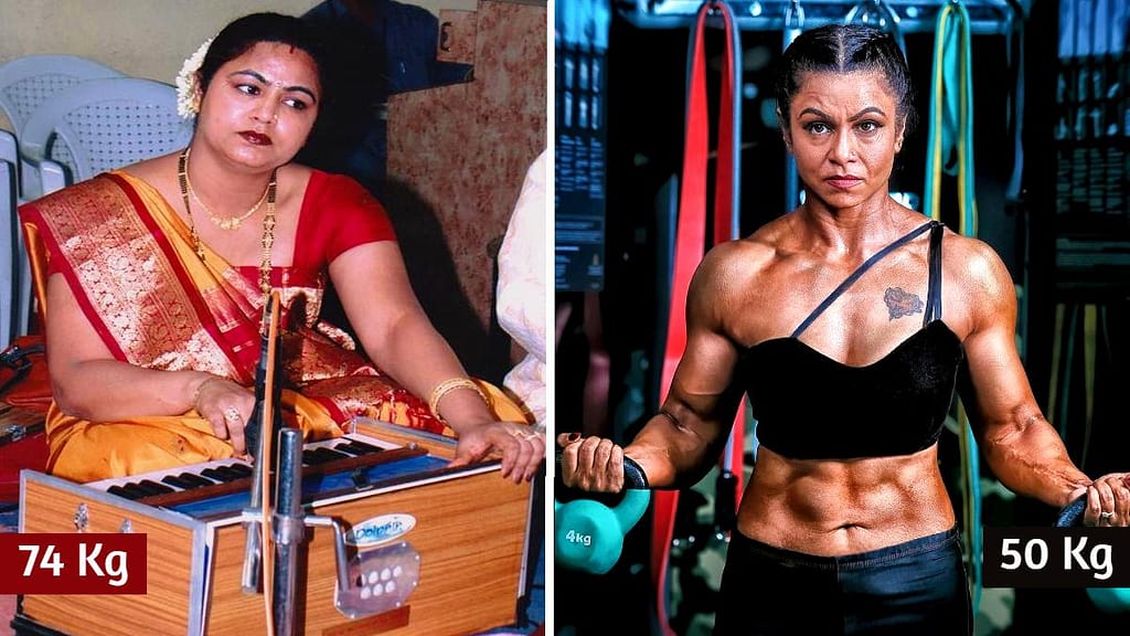 Kiran Dembla, before and after pic comparison.